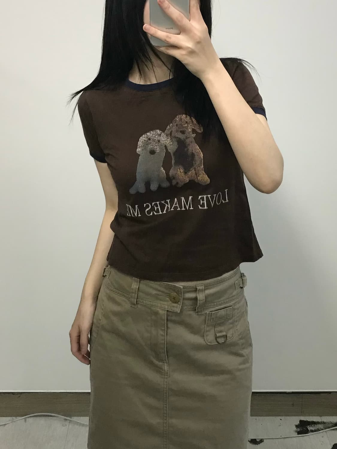 마땡킴 배색 링거 반팔 티셔츠 상품이미지1