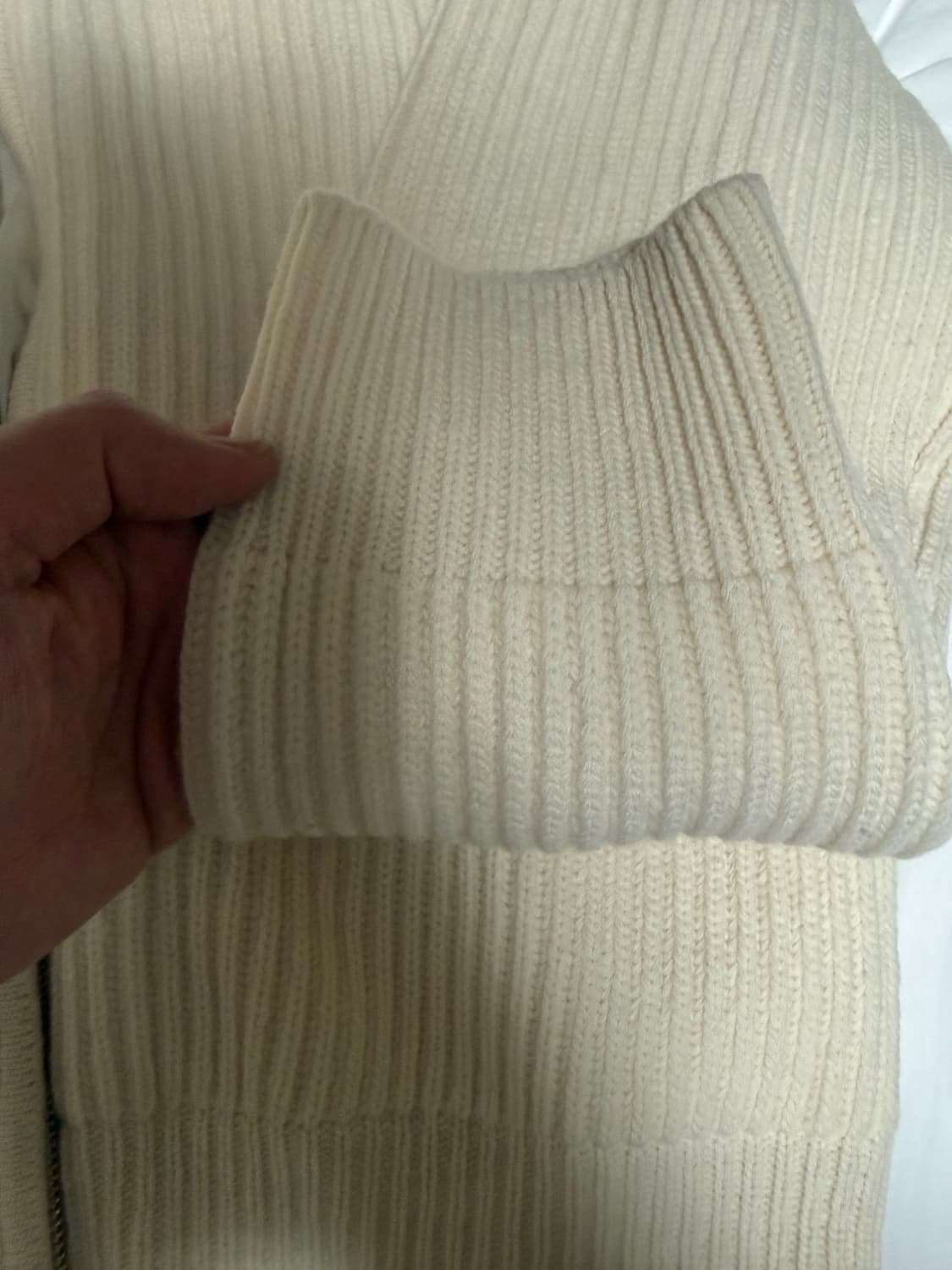 아모멘토 풀니들 집업 블루종 판매합니다  상품이미지4