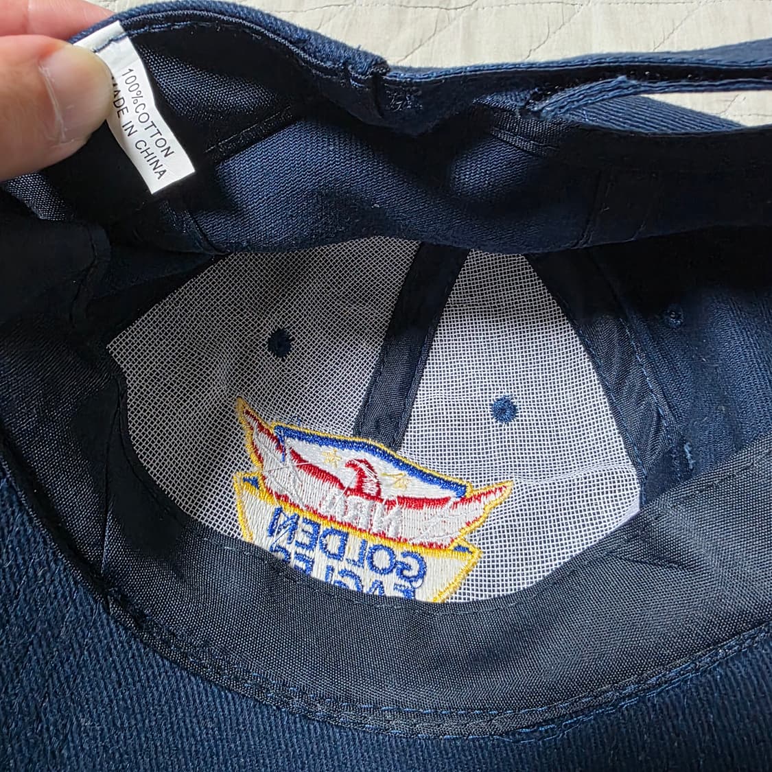 [OS] 빈티지 NRA 골든 이글 쉴드 6패널 캡 네이비 상품이미지5