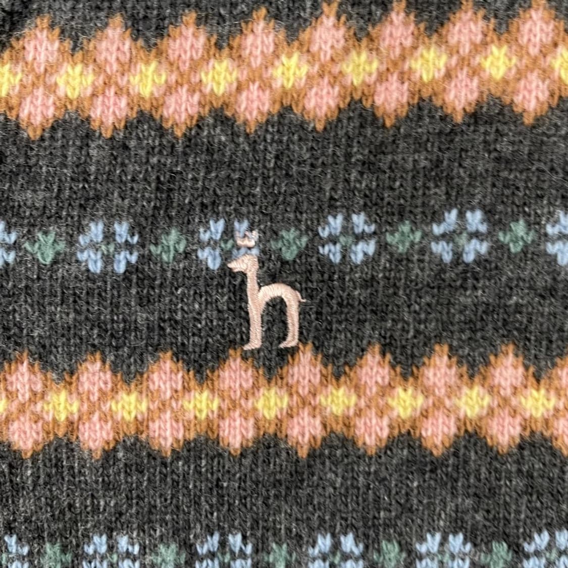 90 헤지스 레이디스 페어아일 2023 니트조끼 베스트 상품이미지5