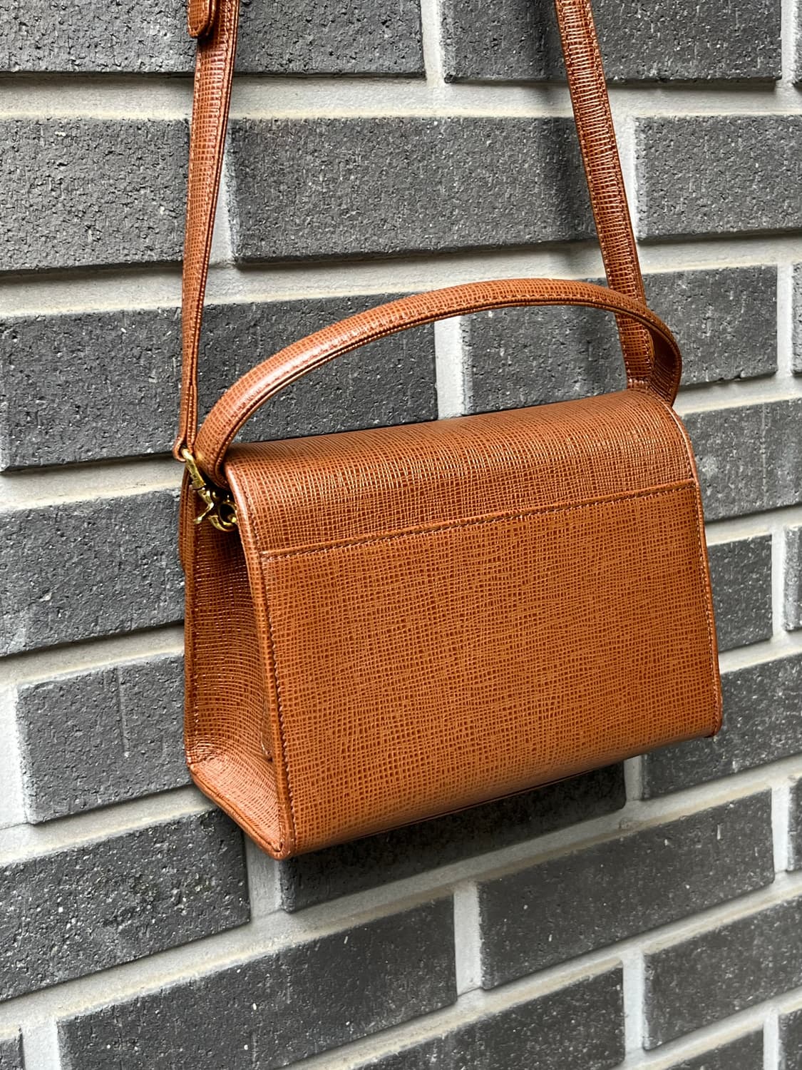 90s COURREGES 크로스바디백 미니 브라운 상품이미지8