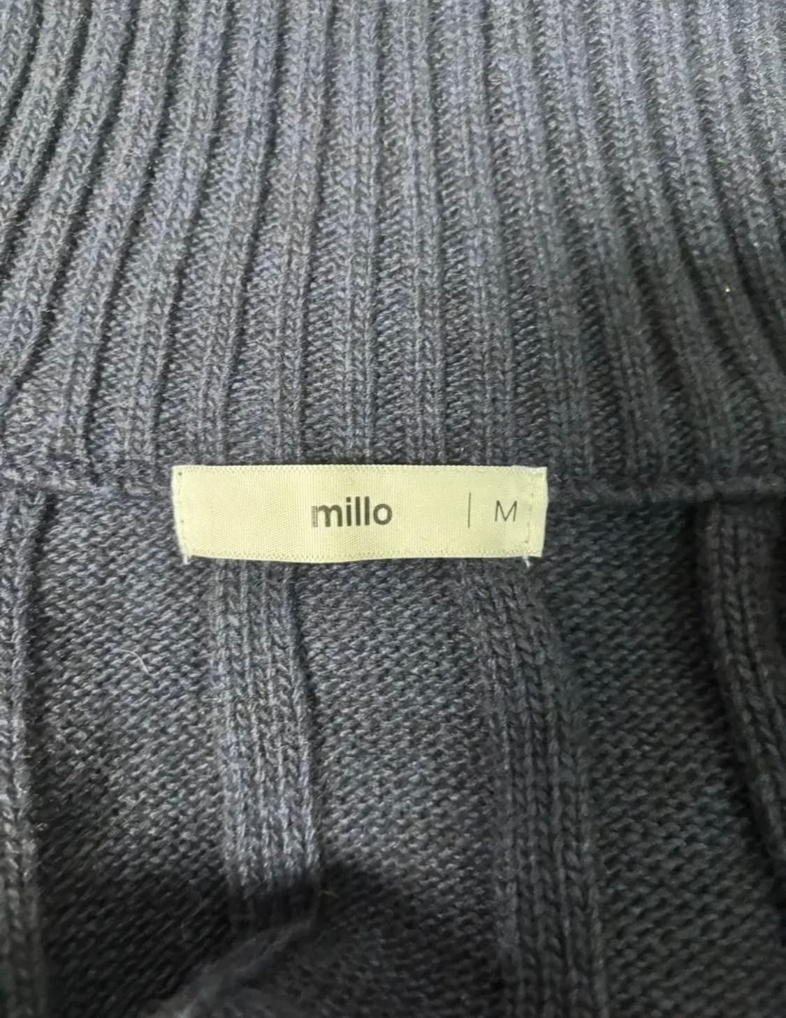 밀로 프레즐 니트 집업 M 상품이미지3