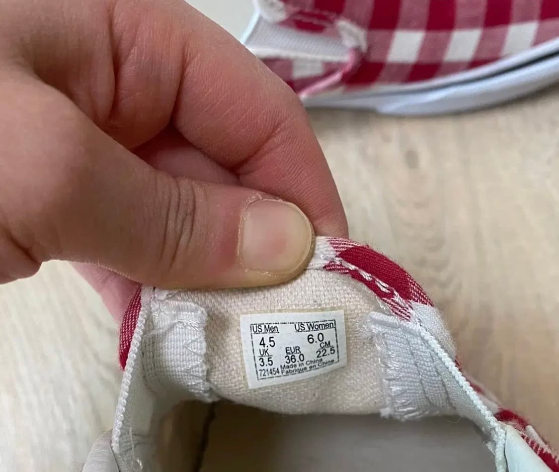 반스 깅엉체크 슬립온 상품이미지4