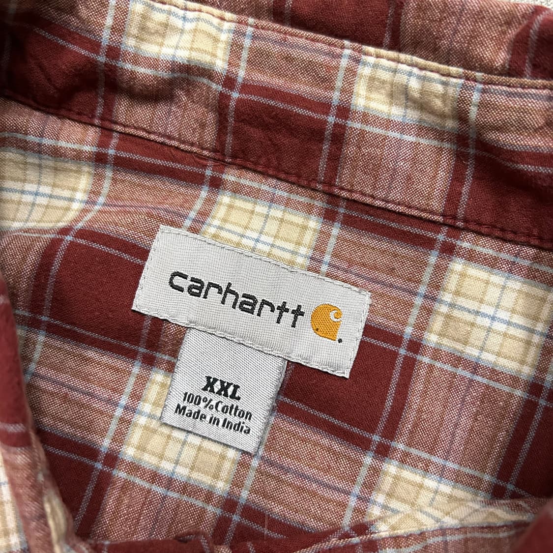 Carhartt 칼하트 체크패턴 반팔셔츠 상품이미지6