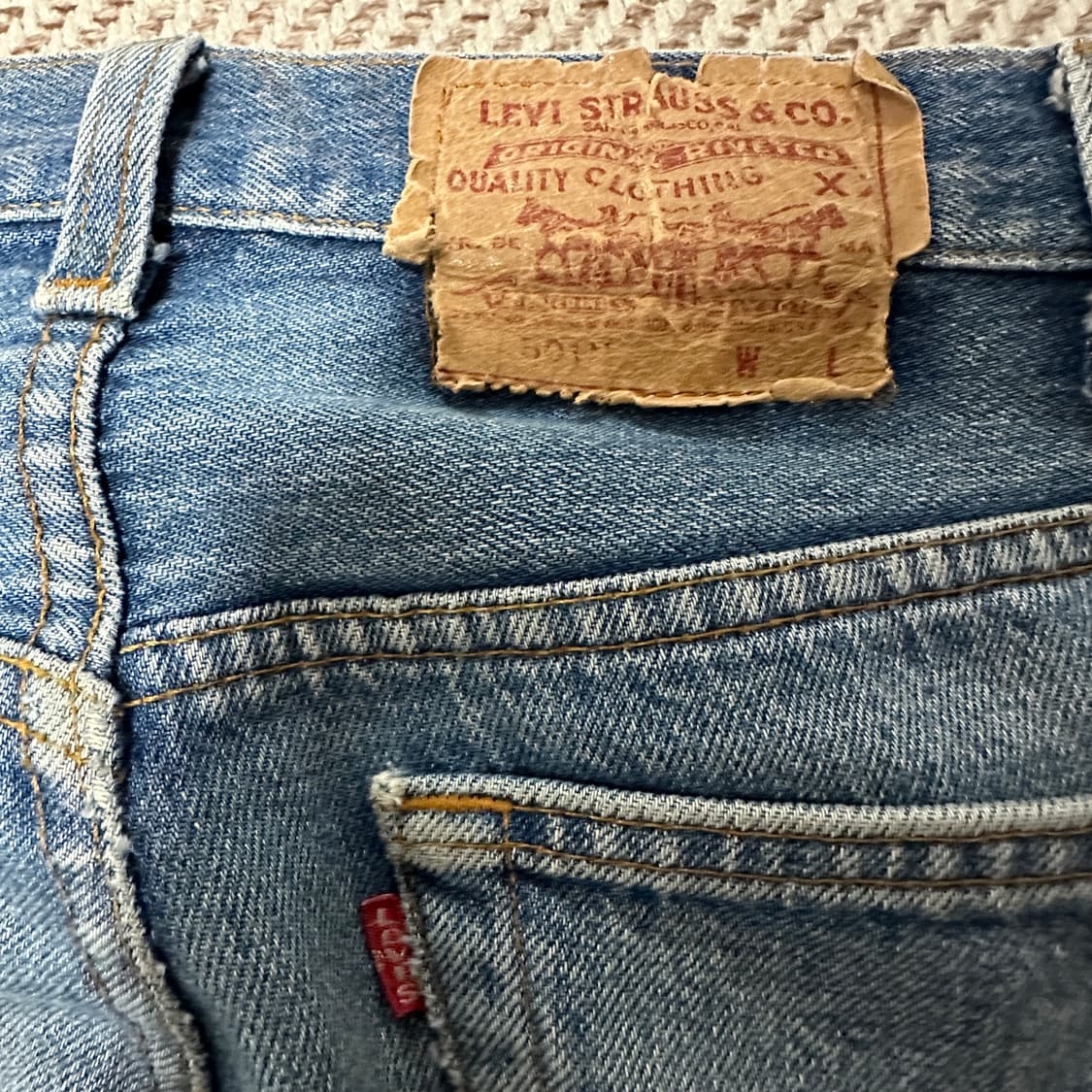 LEVI'S 501 80's usa made vintage jeans 상품이미지5