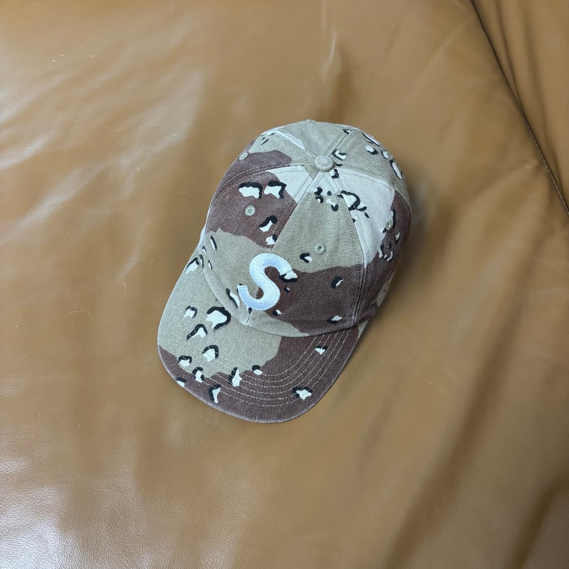 슈프림 S로고 6패널 볼캡 모자 데저트 카모 상품이미지5