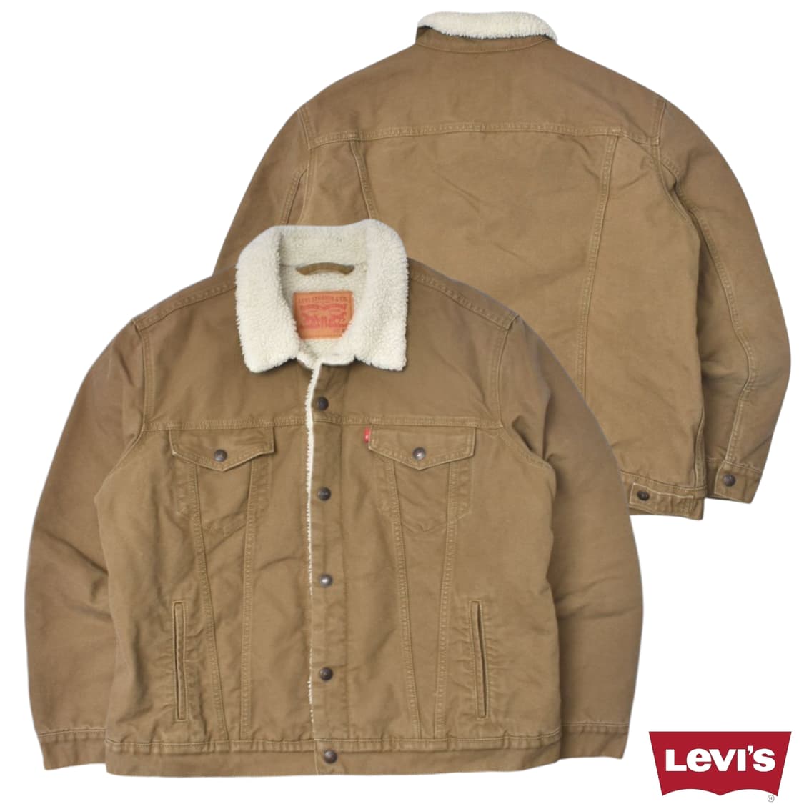 00S 리바이스 쉐르파 양털 트러커 자켓 XL N0832 상품이미지1