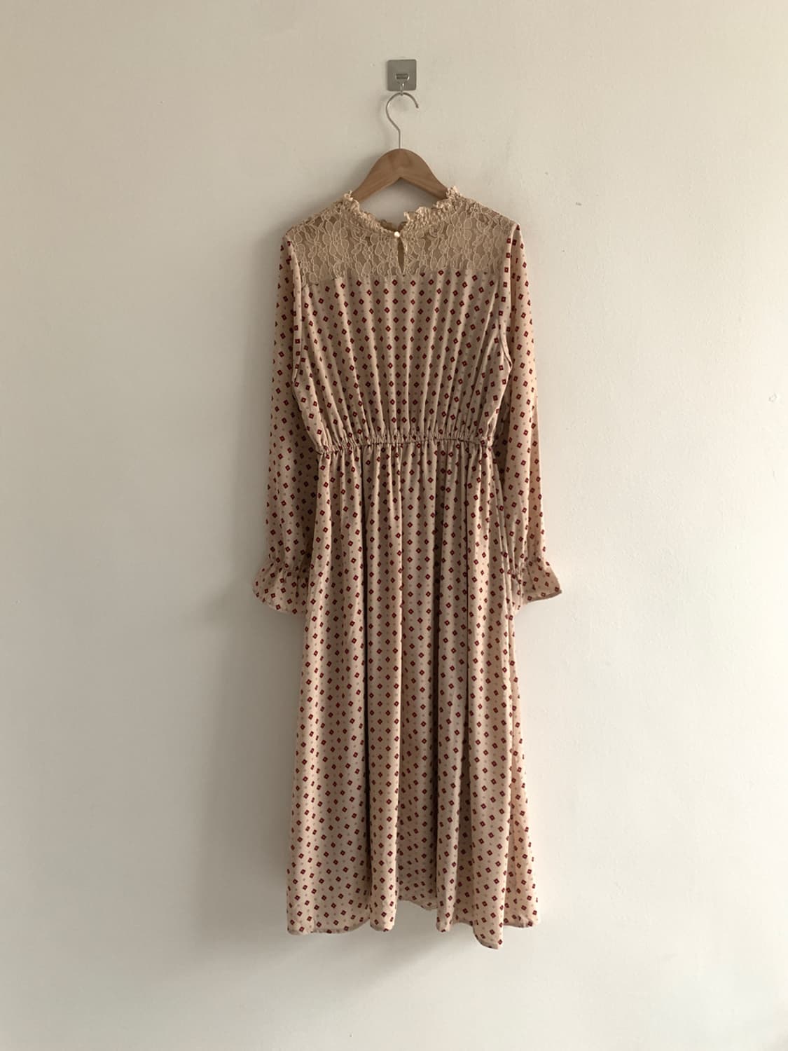 Lace Collar Highneck Vintage Dress 상품이미지9