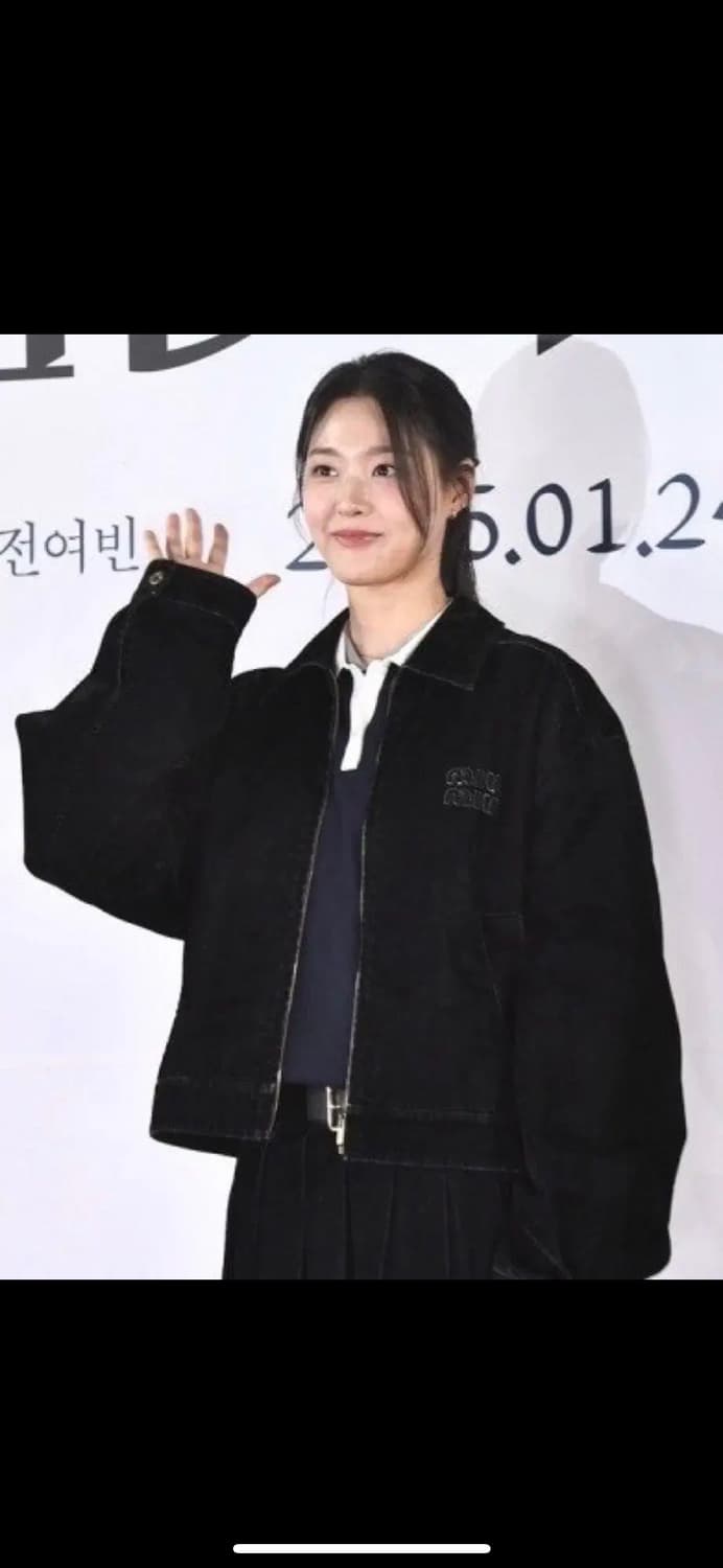 미우미우 플록 샴브레이 블루종 상품이미지5