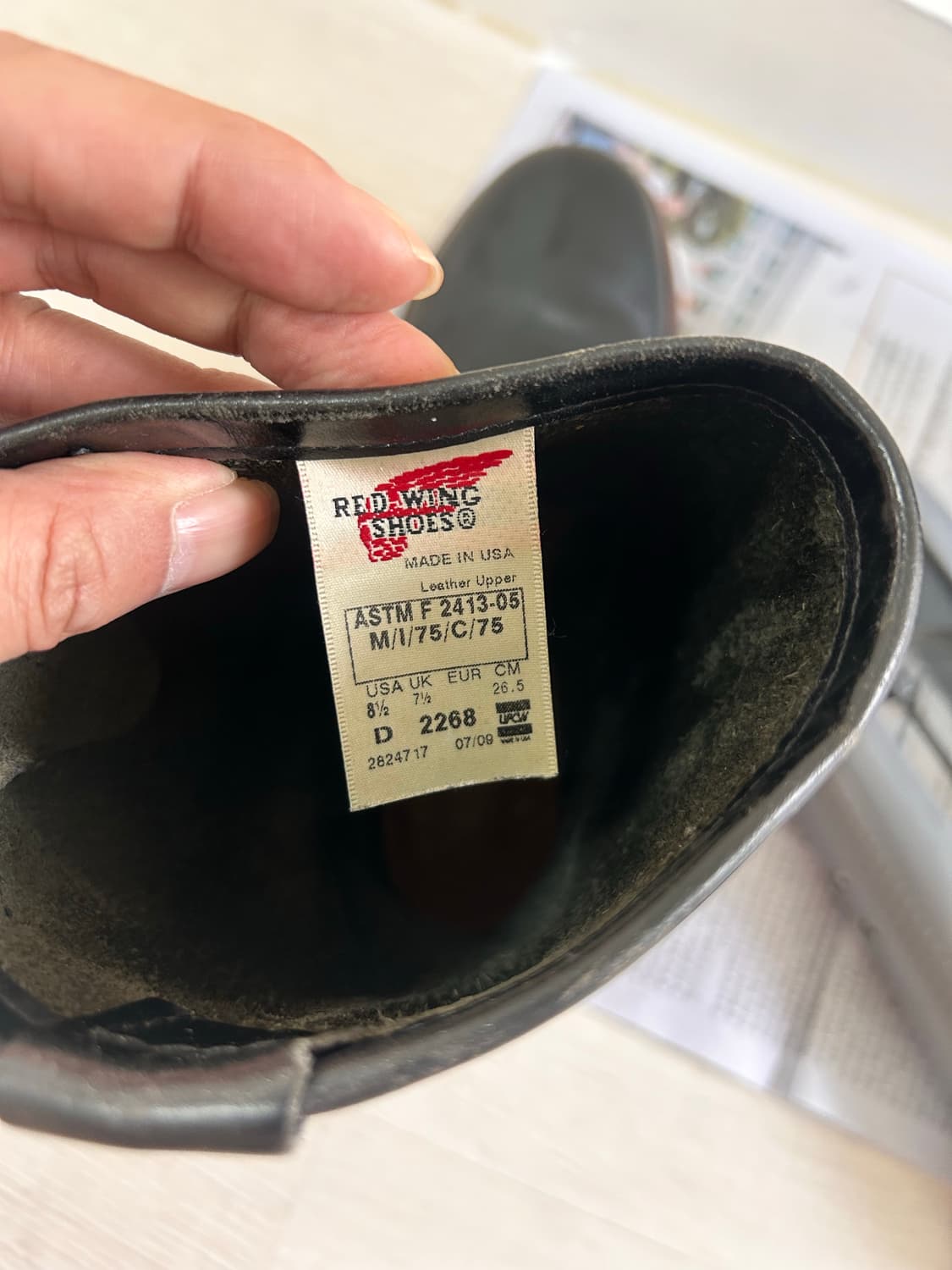 레드윙 2268 팝니다 상품이미지5