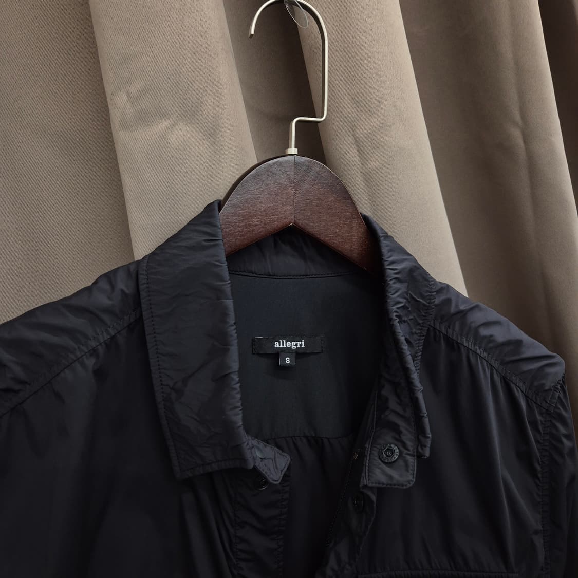 알레그리 나일론 셔츠 자켓 S 상품이미지3