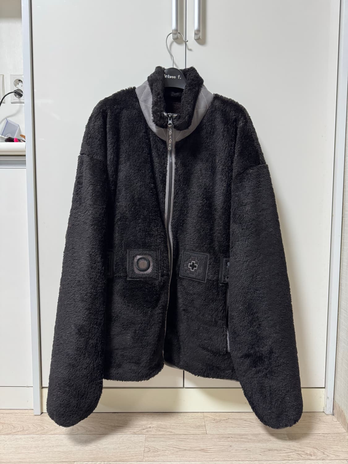 4) 폴리테루 셰르파 플리스 블랙 브라운 상품이미지1