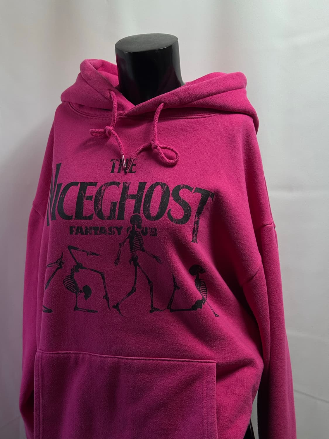 nice ghost club / 나이스 고스트 클럽 벌룬핏 프린팅 후드티 상품이미지2