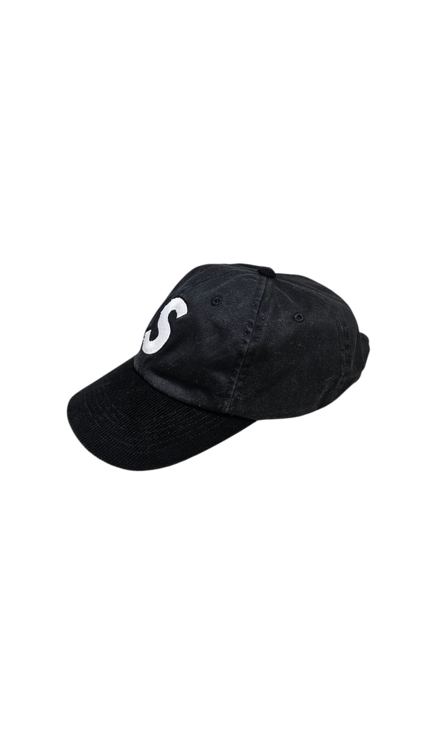 슈프림 S로고 투톤 볼캡 블랙 상품이미지3