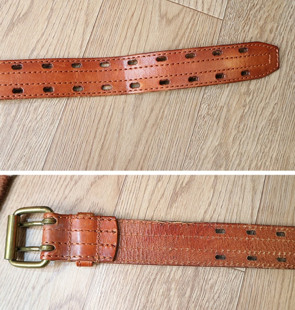 튼튼한 빈티지 가죽 벨트 33미만 상품이미지5