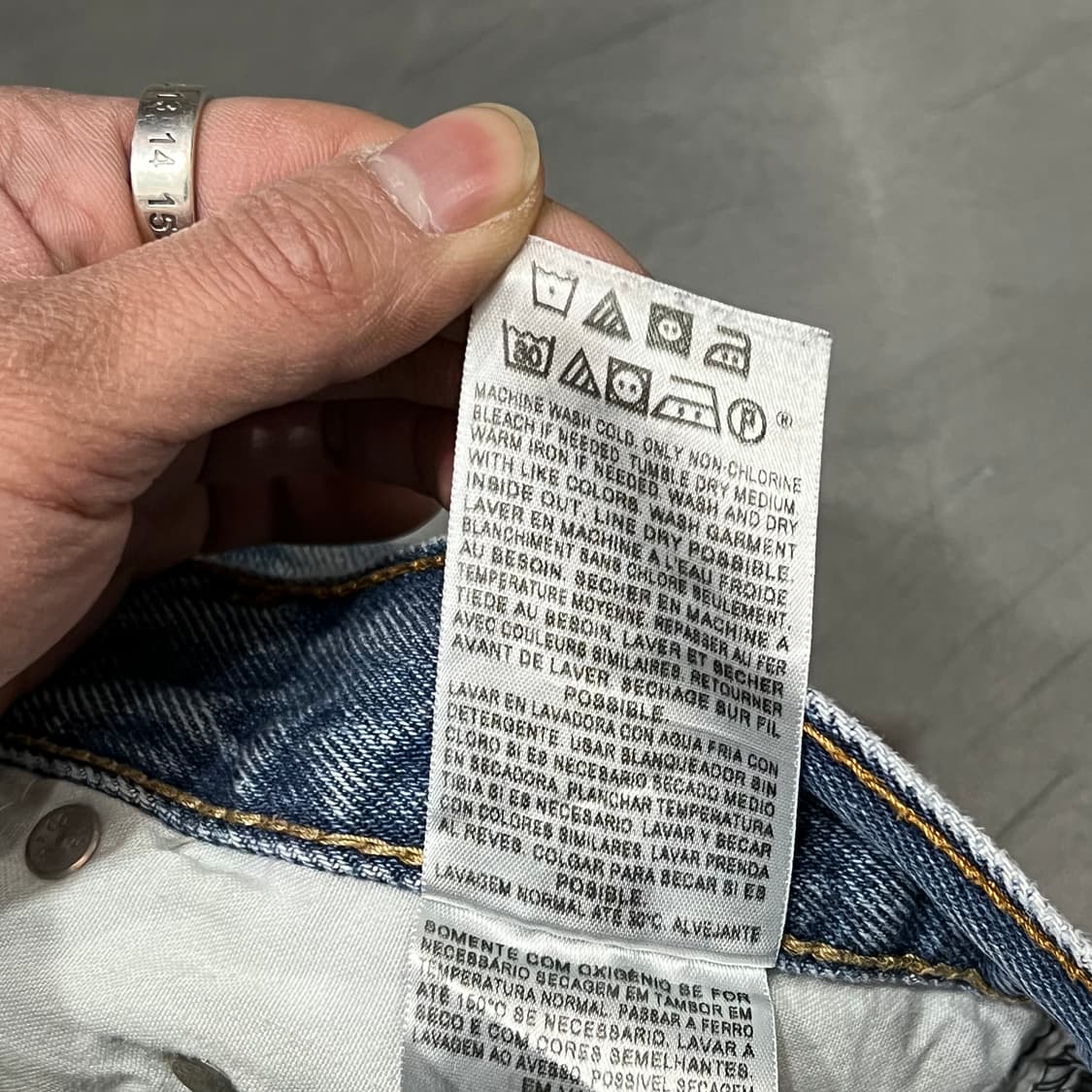  리바이스 550 블랭크탭 데님팬츠 y15243 상품이미지8