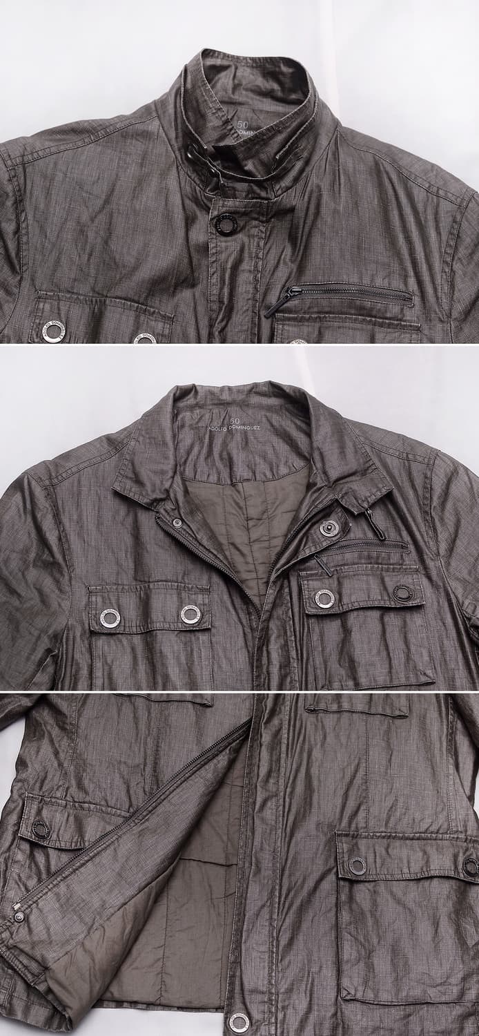 아돌포 도밍게즈 코티드 린넨 라이더 자켓 (50 / 100+) 상품이미지4