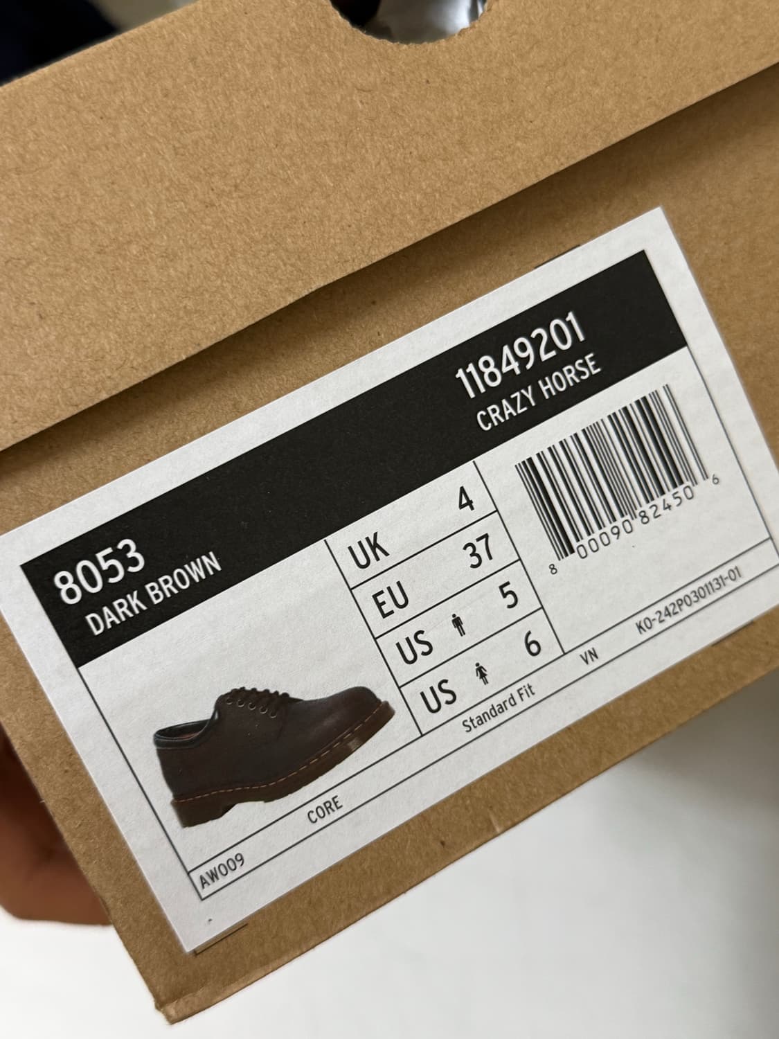 닥터마틴 8053 다크 브라운 크레이지 호스 상품이미지2