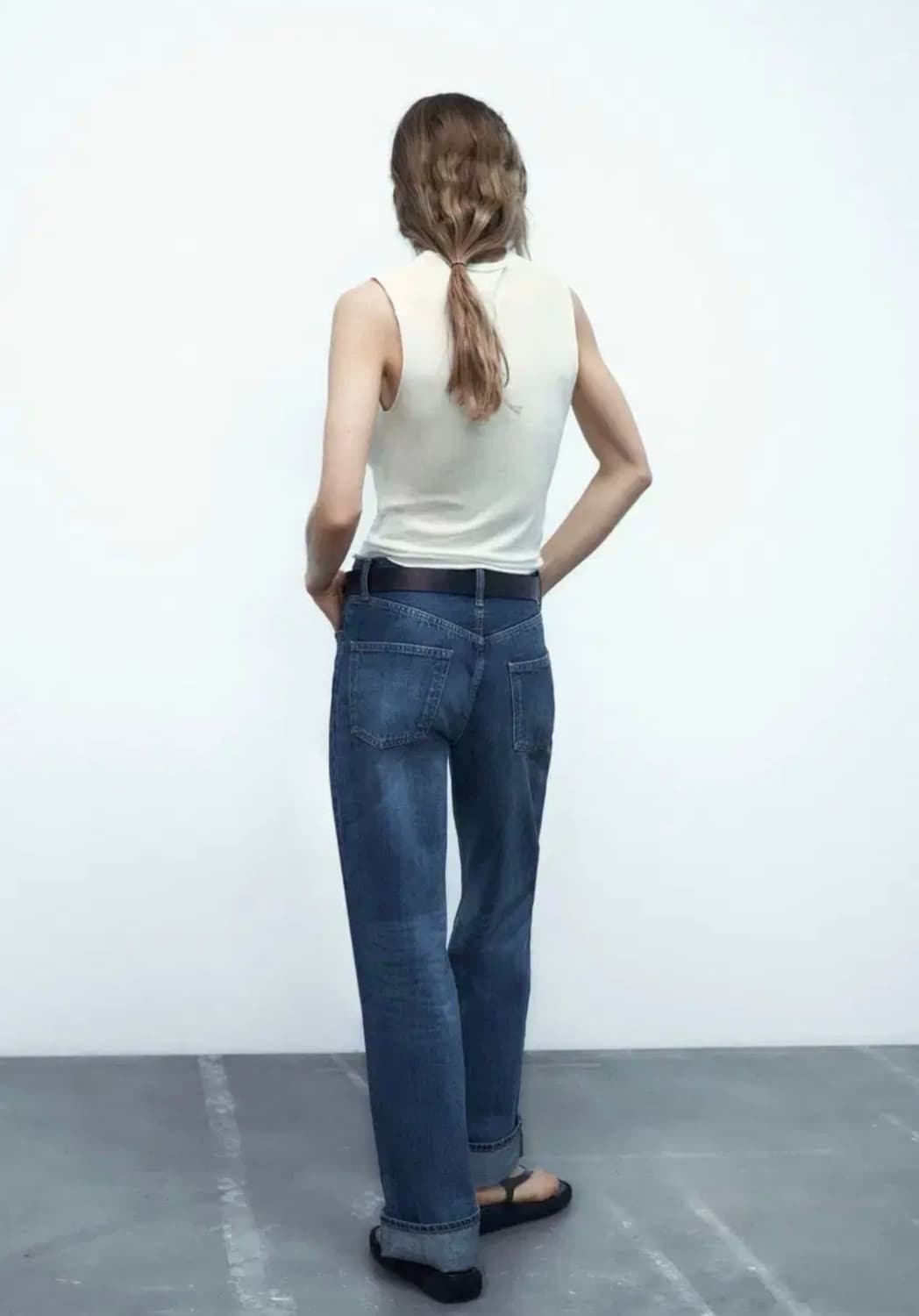 ZARA 자라 라인 티셔츠, 자라 홀터 티셔츠, 자라 반폴라 티셔츠 상품이미지4