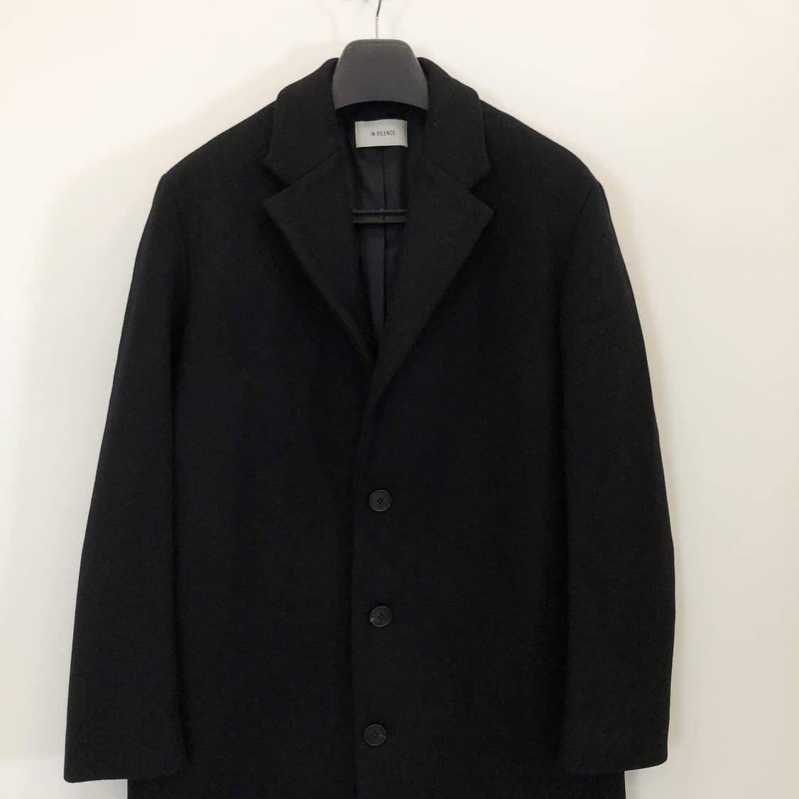 인사일런스 캐시미어 울코트 M 블랙  상품이미지2