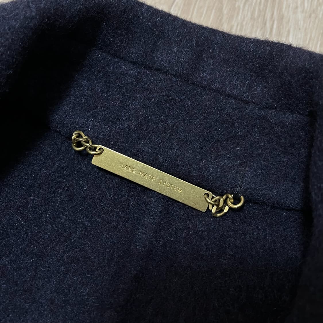 한섬 시스템 여성 핸드메이드 캐시미어 코트 [네이비] 82-94-160 상품이미지6