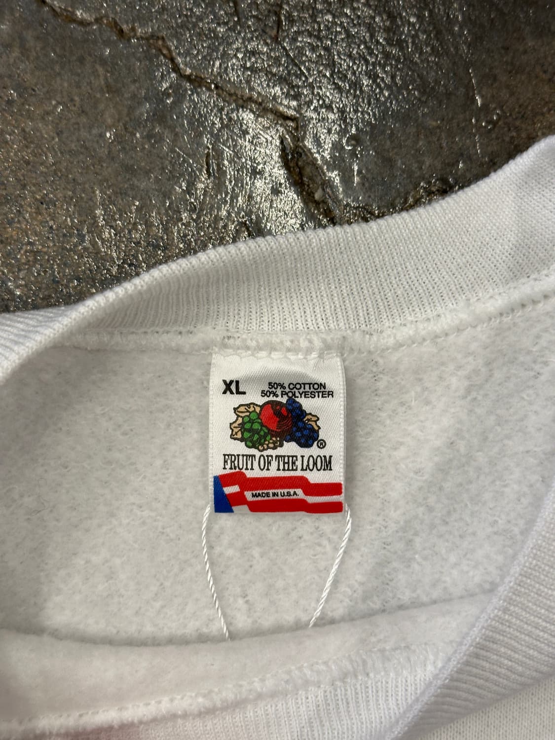 90s Fruit of the loom 프룻오브더룸 스웻셔츠 XL 상품이미지4
