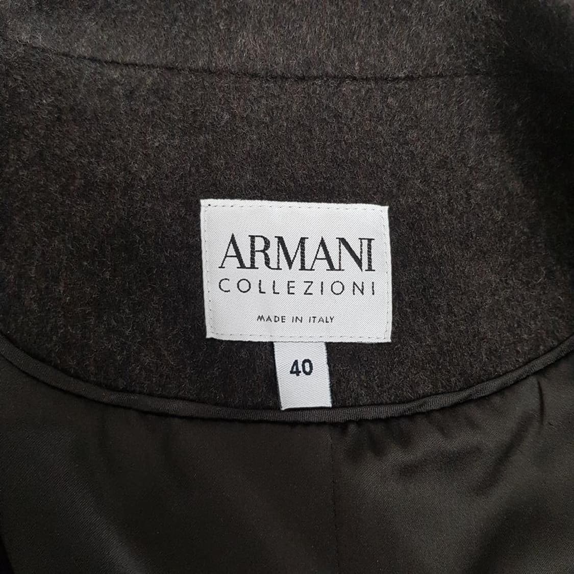 아르마니 꼴레지오니 이탈리아 울 더블 롱코트 40사이즈 상품이미지8