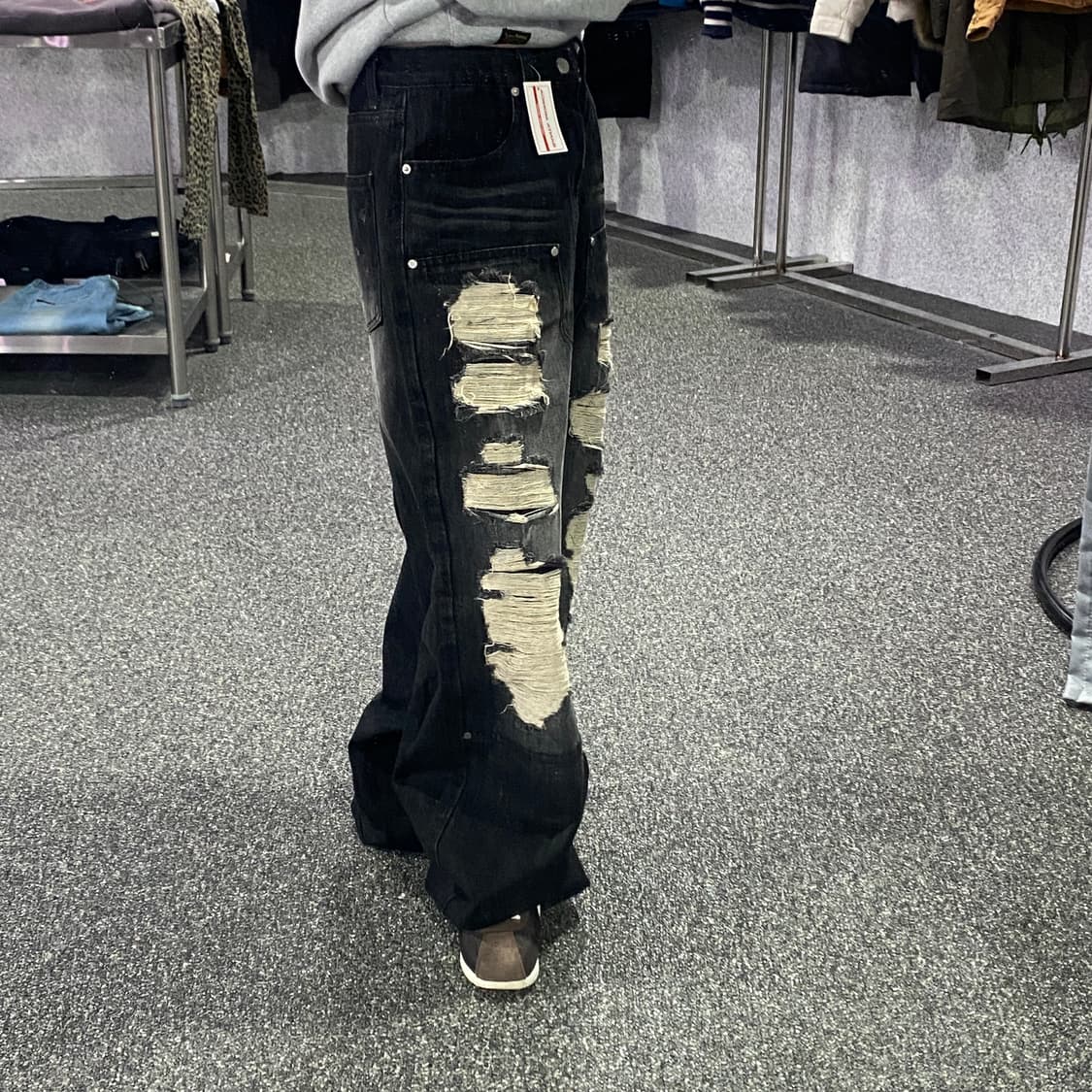 빈티지 디트로이트 워싱 와이드팬츠 B3250 상품이미지2