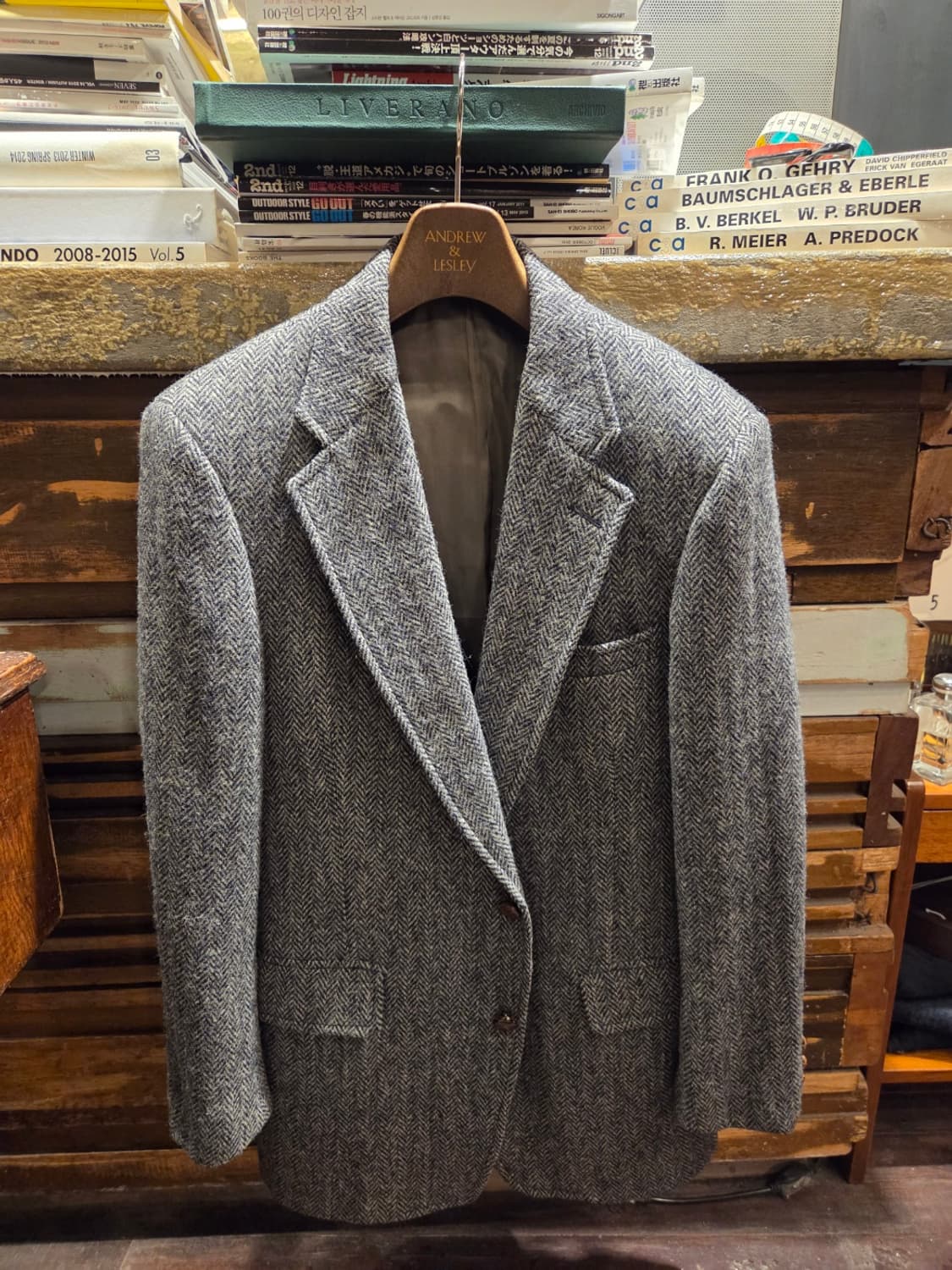 80's 유니온 메이드 해리스트위드자켓 상품이미지7