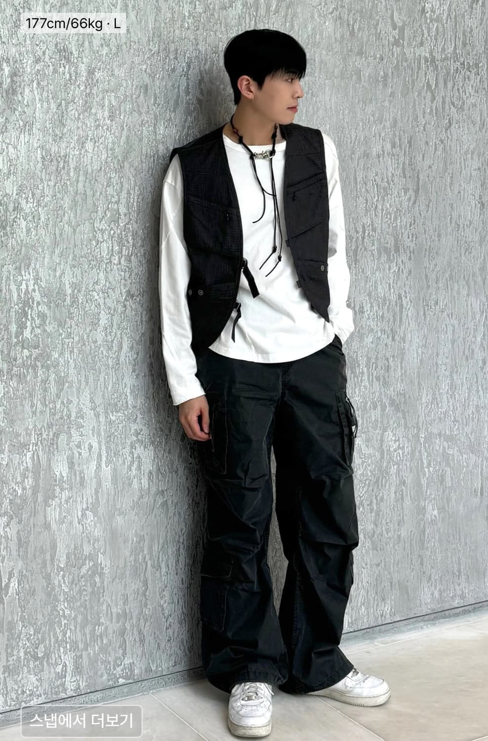 인사일런스 플리터 유틸리티 베스트 블랙  상품이미지5