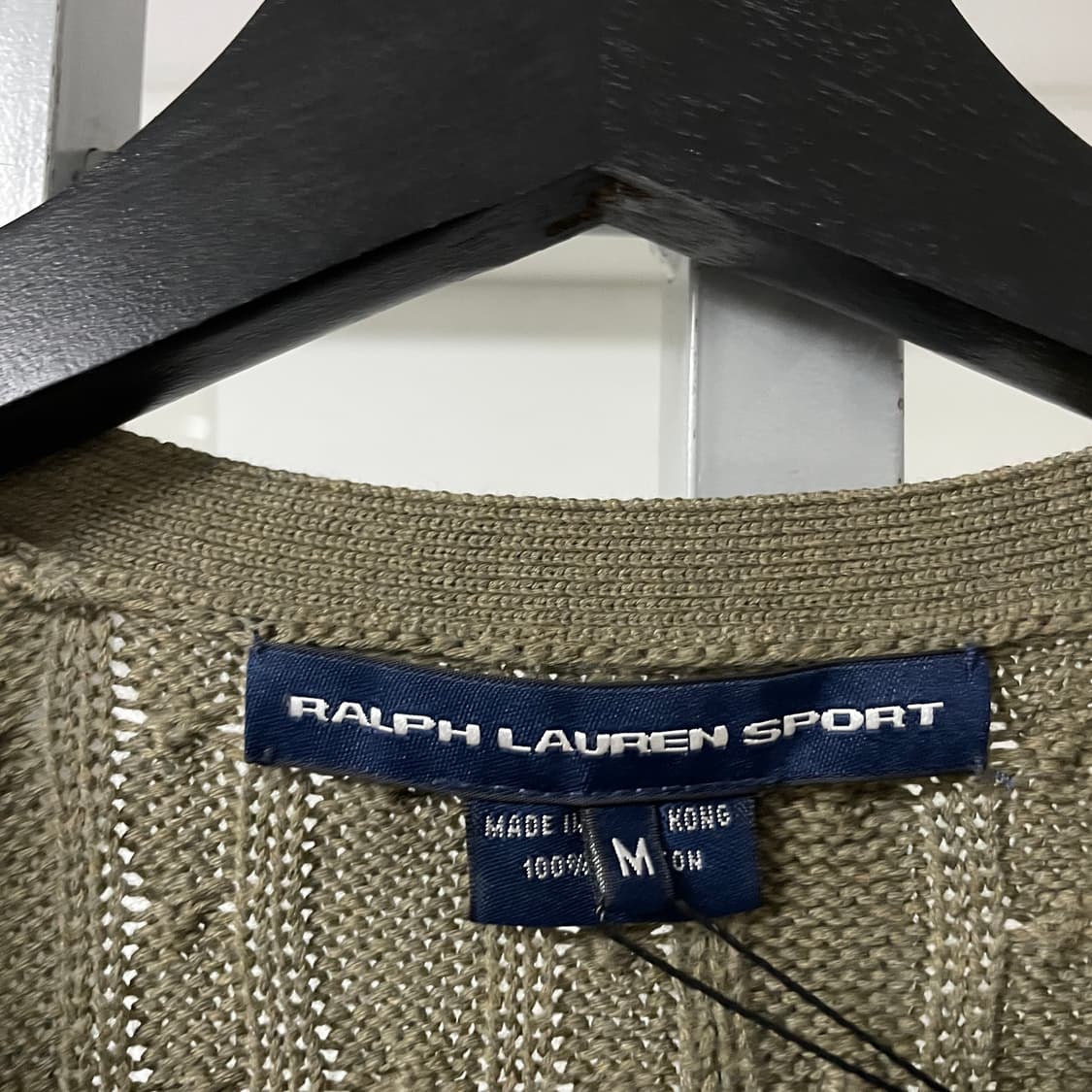 폴로 랄프로렌 케이블 가디건 카키 M(W) 상품이미지6