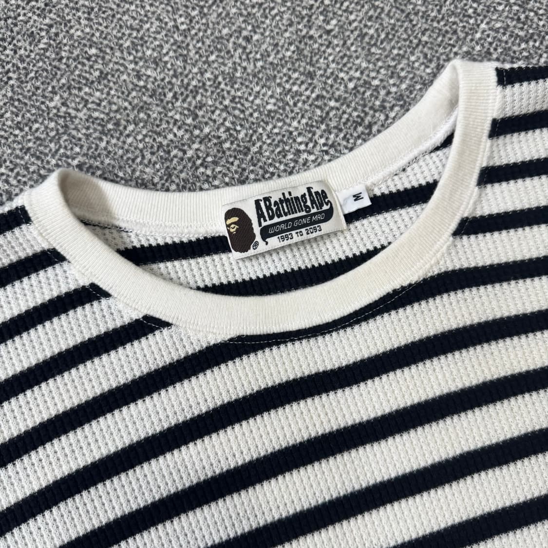 베이프 스트라이프 긴팔 티셔츠 상품이미지4