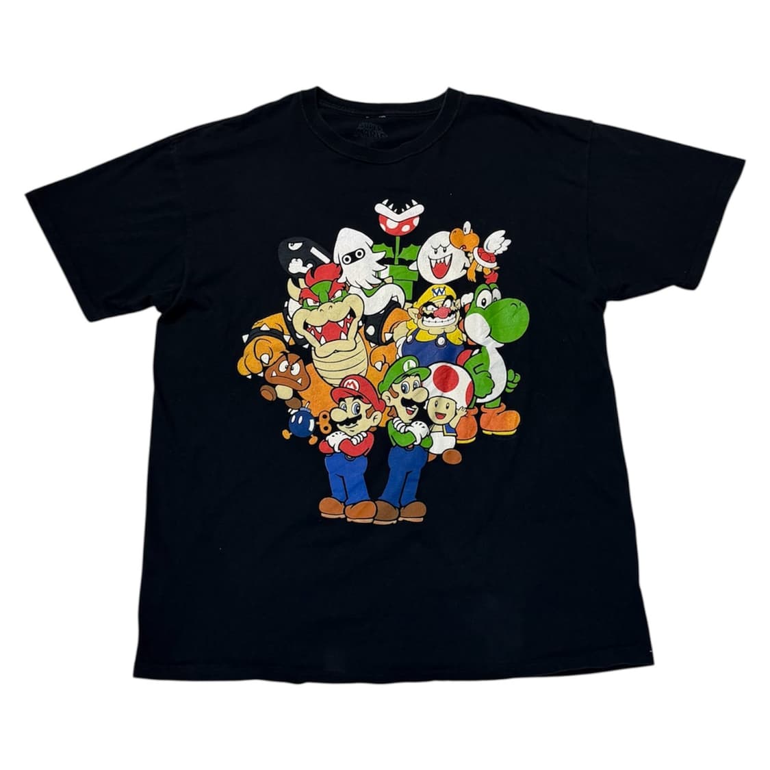 슈퍼마리오 빈티지 닌텐도 티셔츠 블랙 상품이미지1