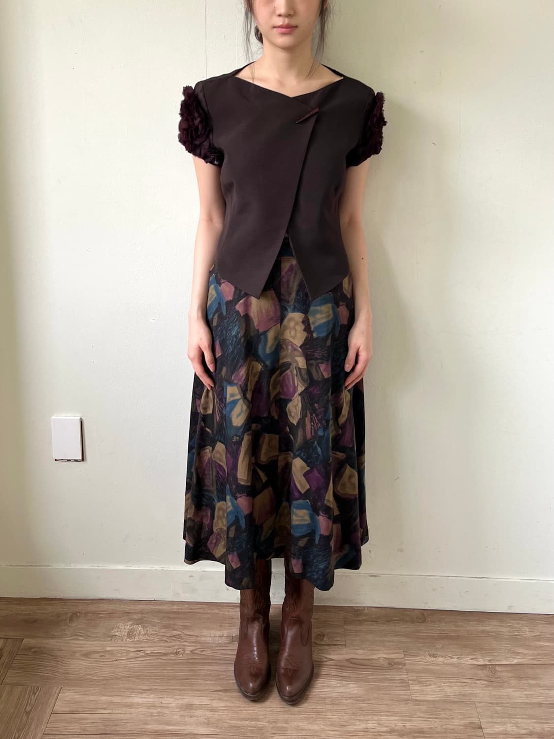 00‘s ARMANI 숄더 레이스 자켓 상품이미지8