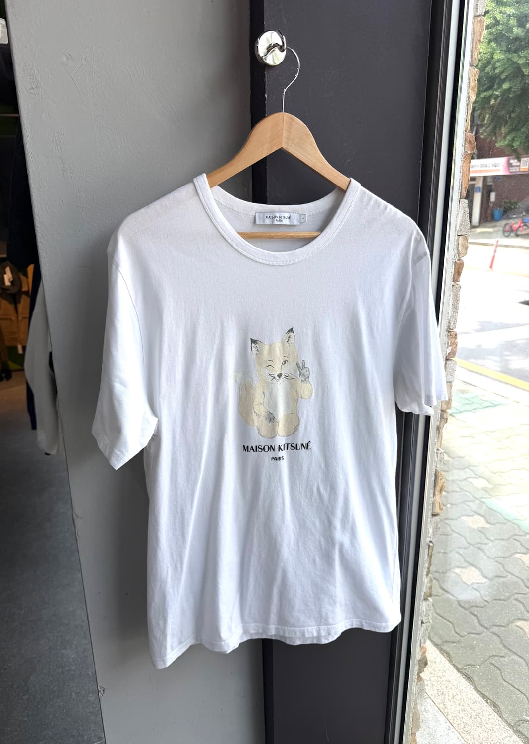 L/ 메종키츠네 올라이트 폭스 클래식 반팔 상품이미지2