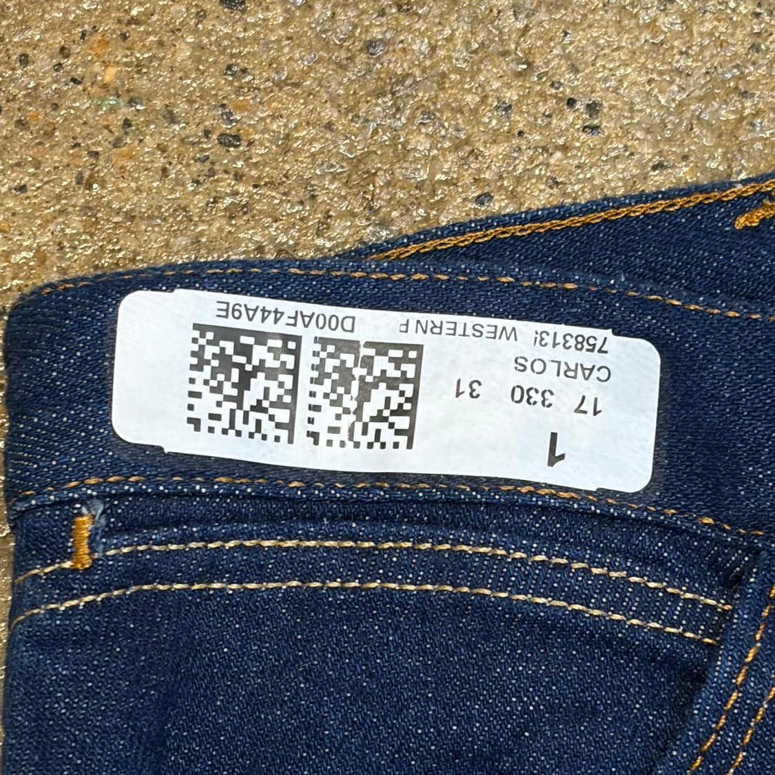 00s 미국 빈티지 레드캡 워크 청바지  상품이미지5