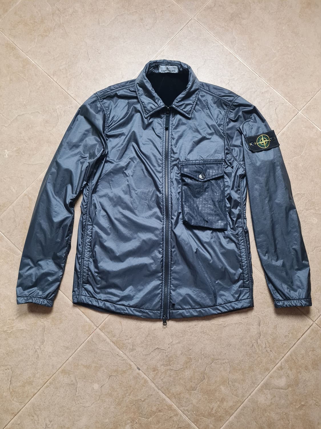 스톤아일랜드 라미 플록 나일론 오버 재킷 3xl 초경량  상품이미지1