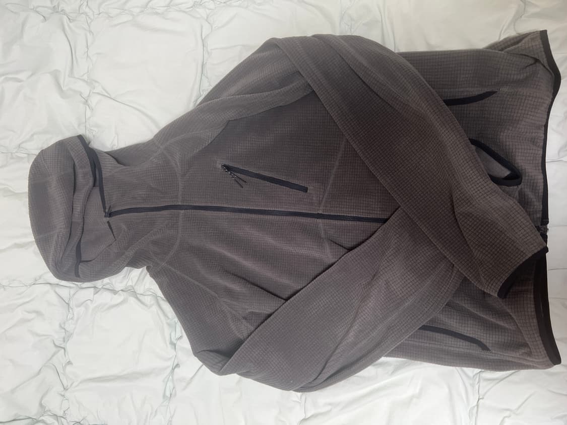 [L]무탠다드 시티레더 플리스후디드 집업 머드 그레이 상품이미지2