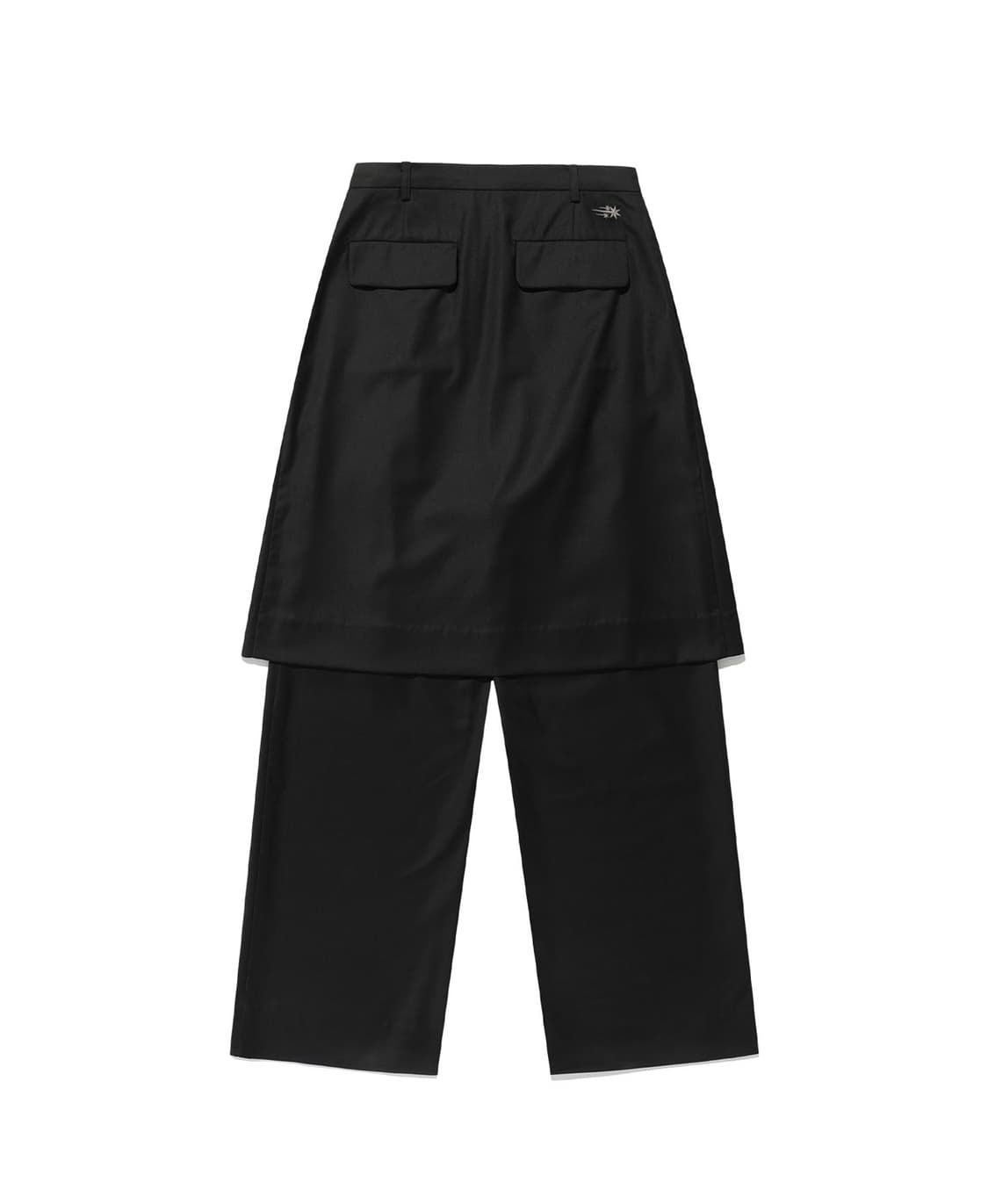 나이스고스트클럽 스커트 팬츠 블랙 상품이미지2