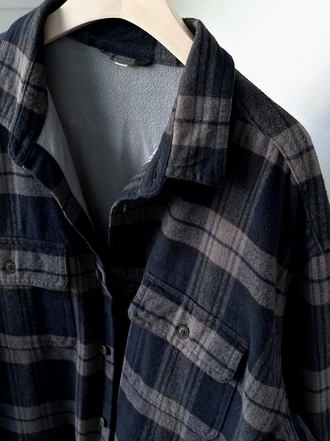 Inner fleece cpo design check blouson 상품이미지1