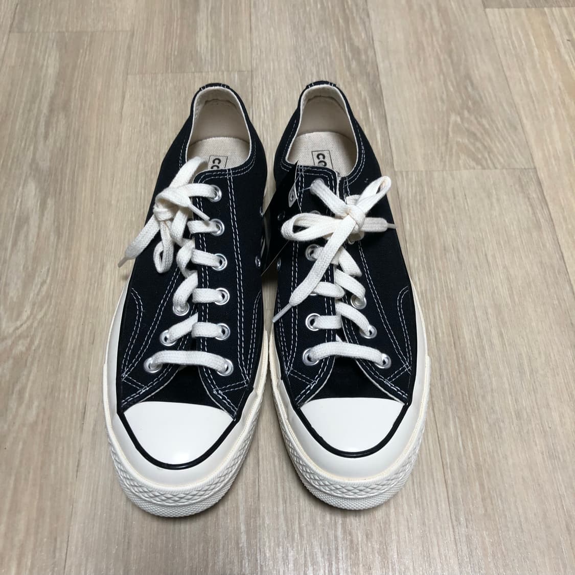 (255) 새상품 컨버스 CONVERSE 척테일러 70's 로우 블랙 상품이미지10