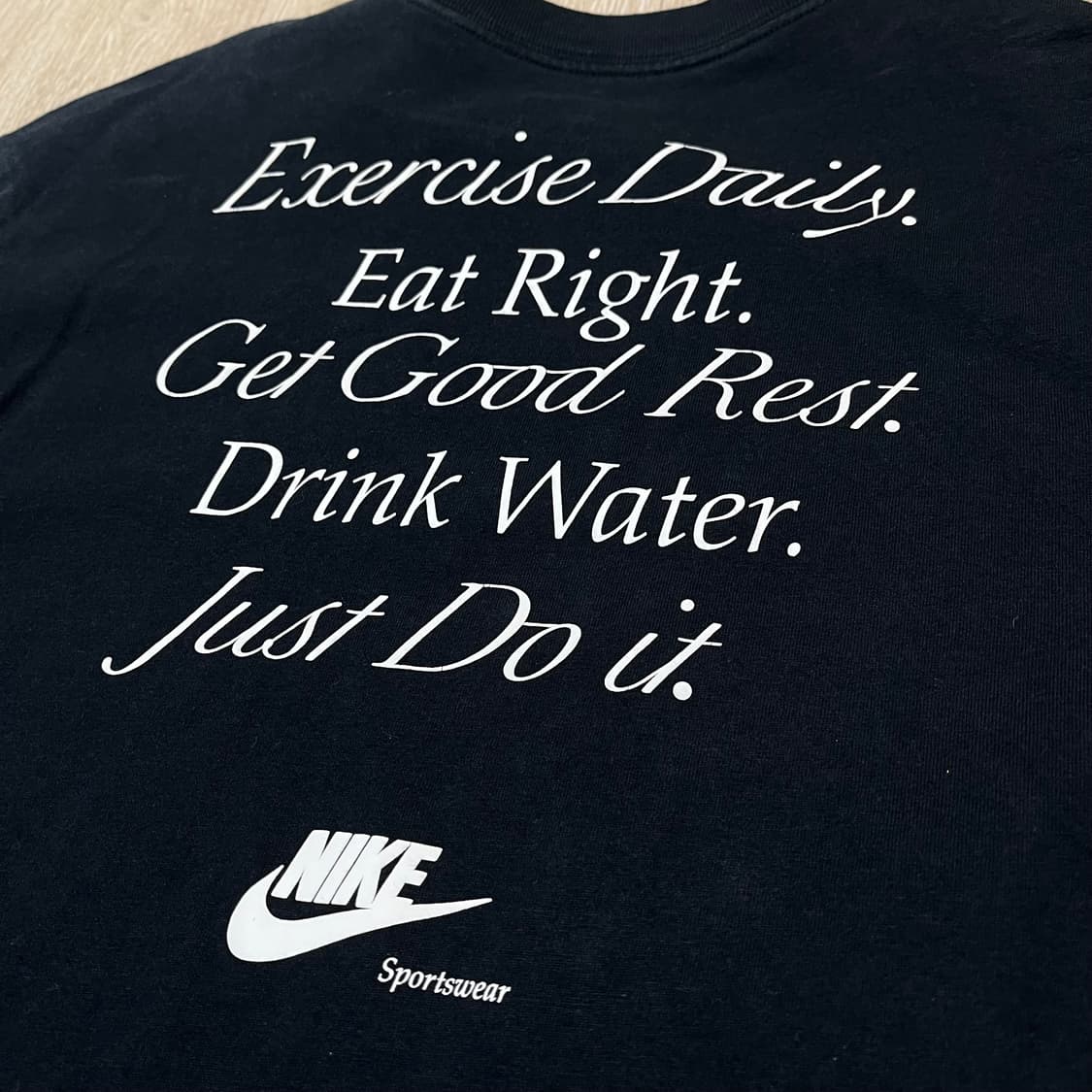 나이키 NIKE 레터링 루즈핏 스우시 반팔티 M/95 상품이미지5