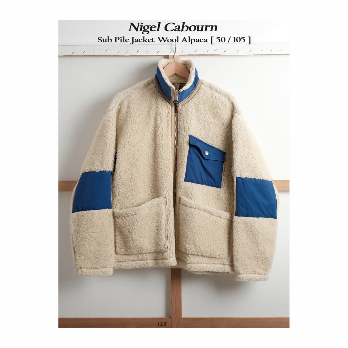 나이젤카본 알파카 플리스 파일 자켓 50(105사이즈 ) 상품이미지1