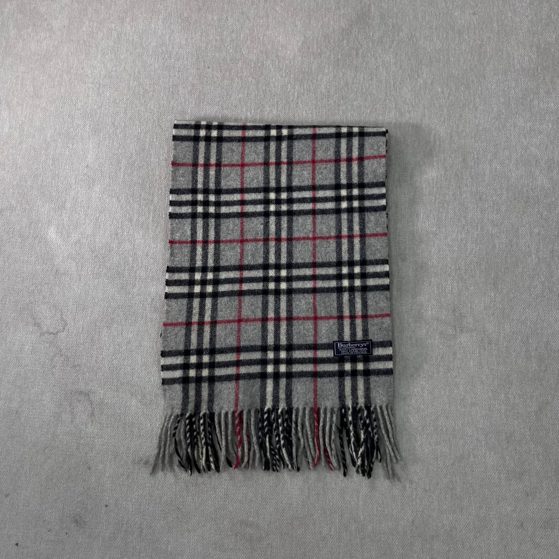 버버리 노바체크 램스울 그레이 머플러 상품이미지2