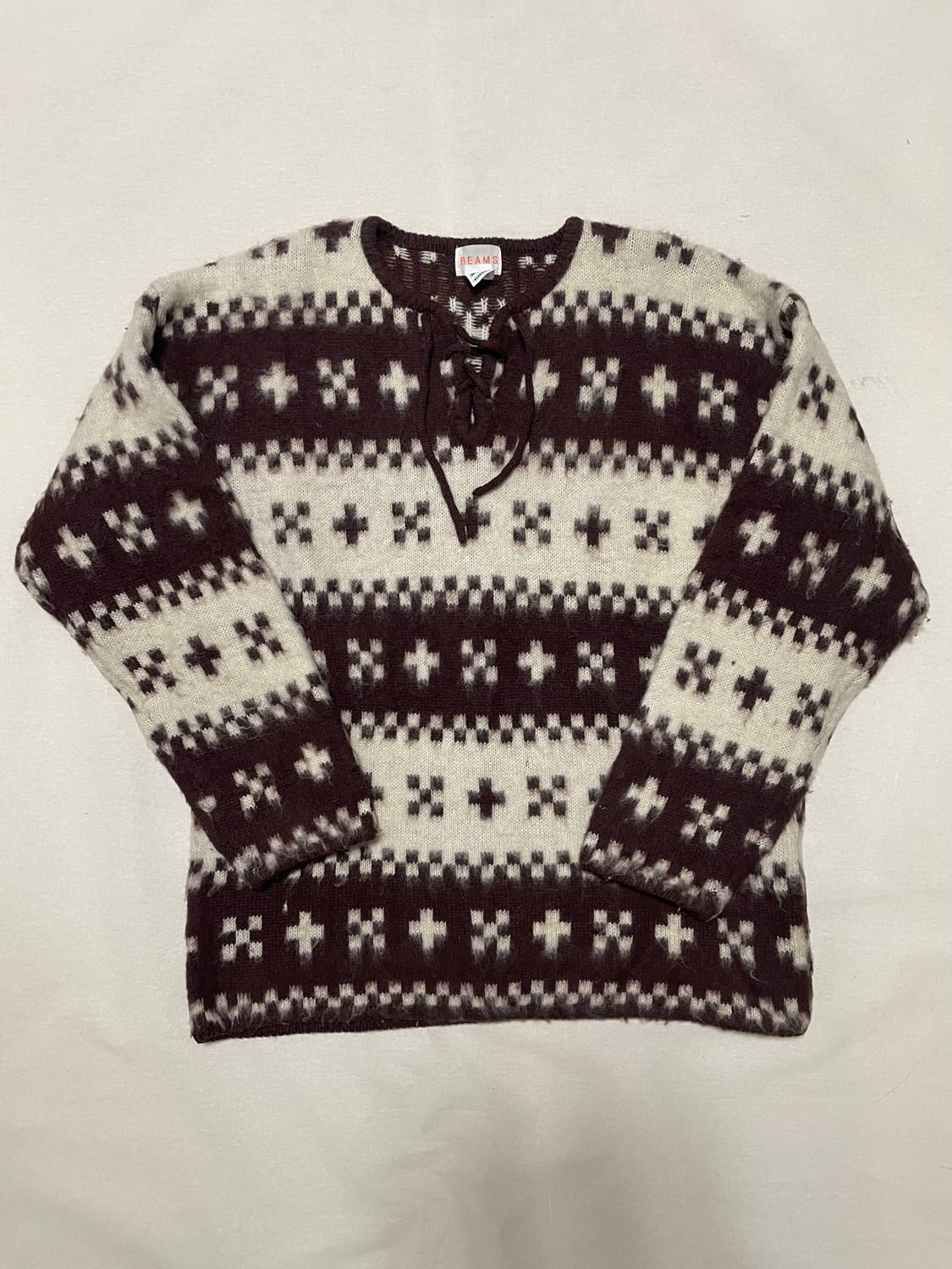 BEAMS WOOL NORDIC Sweater 상품이미지1