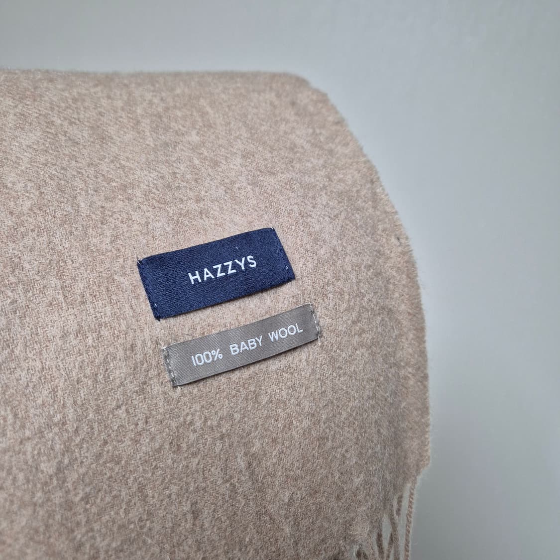 헤지스 베이비울 100% 머플러 베이지(공용) 상품이미지3