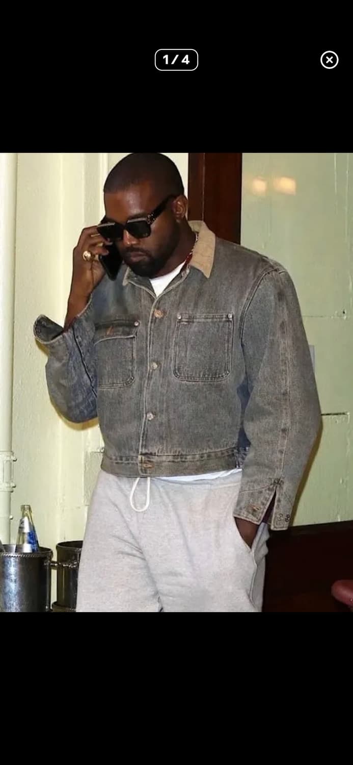 🇺🇸 90s 폴로 덩가리 데님 자켓 블랙 상품이미지2