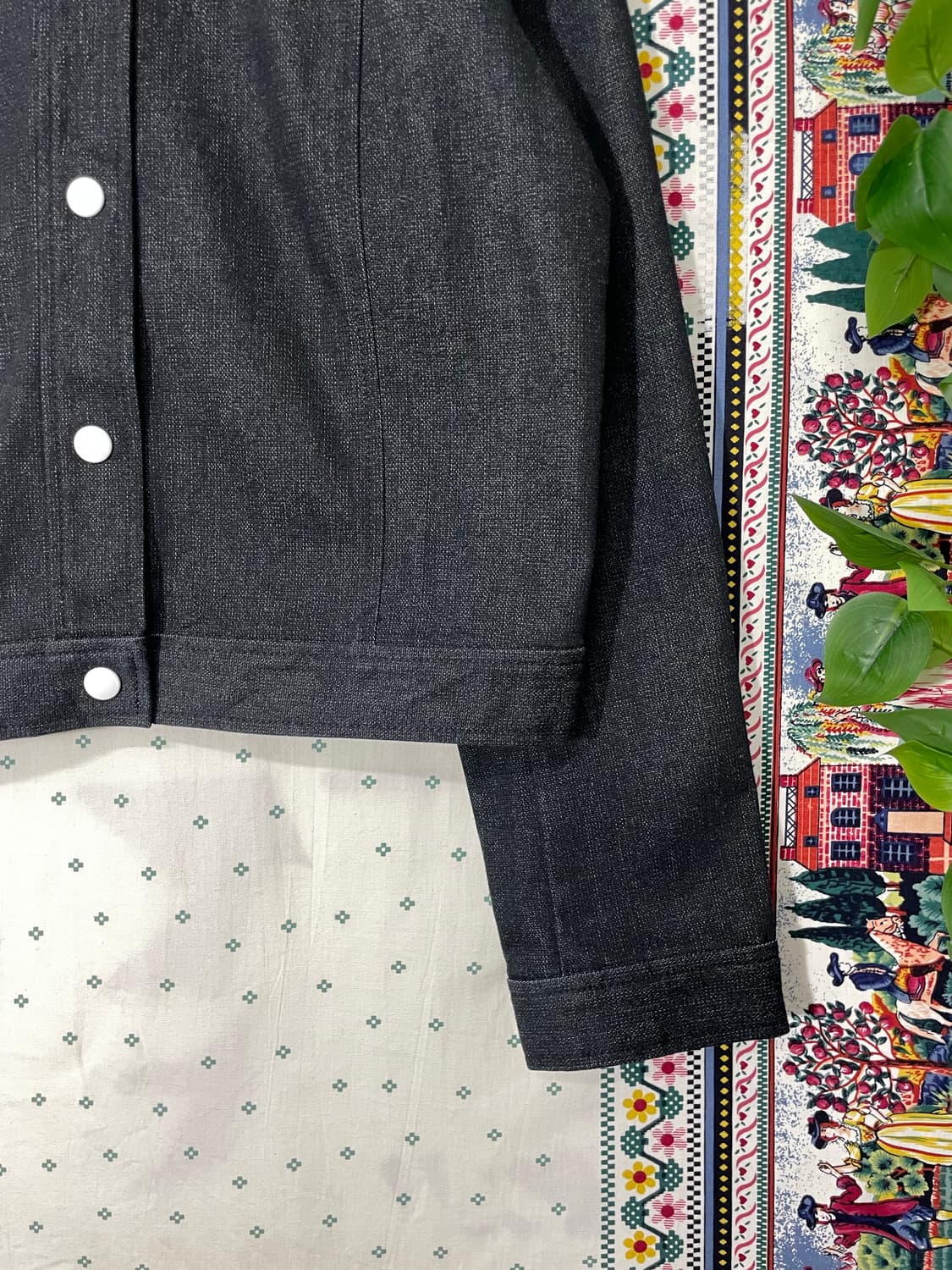 꾸레쥬 크롭 데님자켓 상품이미지4