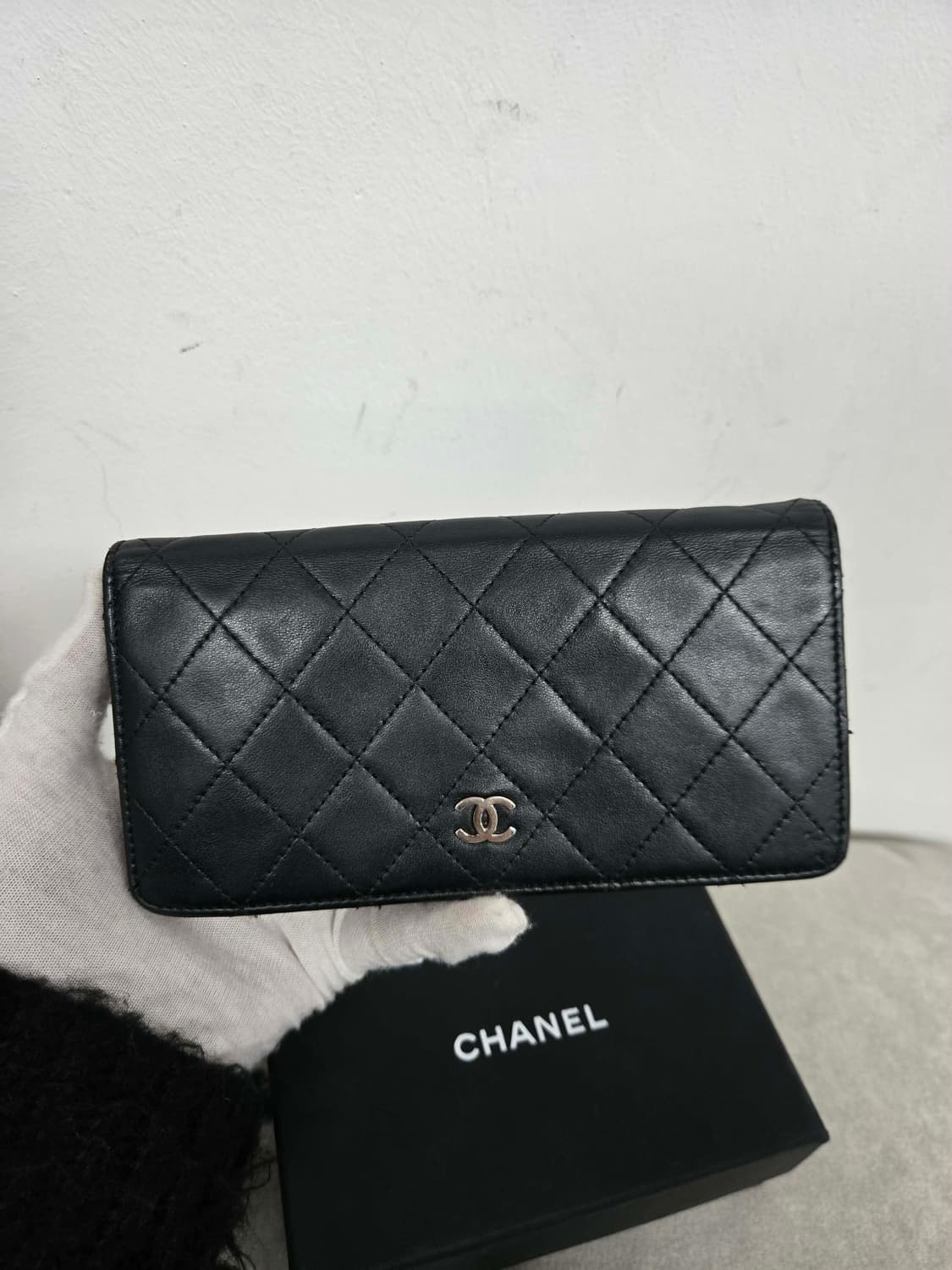 [보증서 정품] 샤넬 램스킨 장지갑 상품이미지5