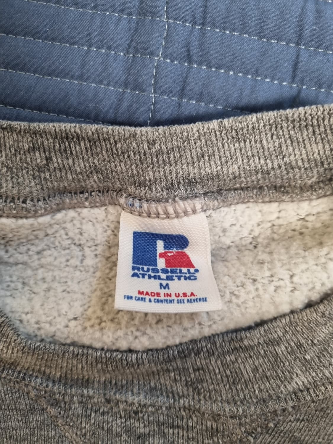 90s USA 빈티지 러셀 스웻 그레이 M 상품이미지3